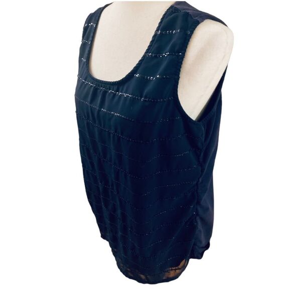 Coldwater Creek Sequined Tank Top - Picture 1 of 8